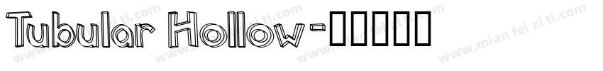 Tubular Hollow字体转换